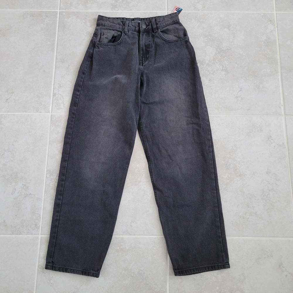 PrettyLittleThing Black Relaxed Jeans